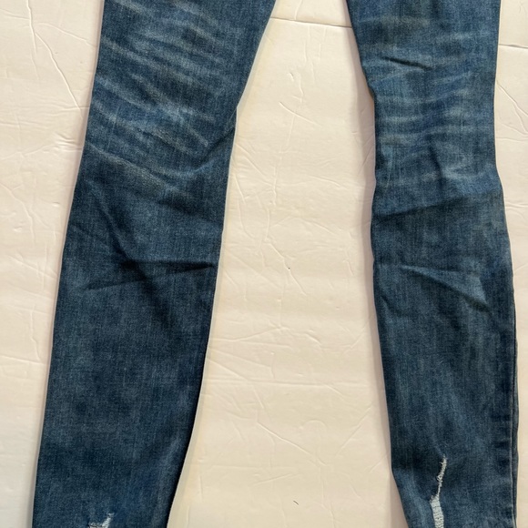 Mudd FLX Stretch High Rise Ankle Distressed Jegging Jean Women Size 0 - Picture 8 of 12